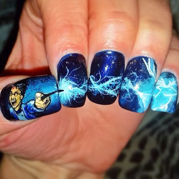 Site divulga 15 unhas artísticas inspiradas na série Harry Potter. Se inspire