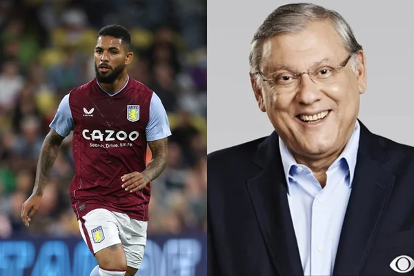 Montagem mostrando Douglas Luiz e Milton Neves - Metrópoles