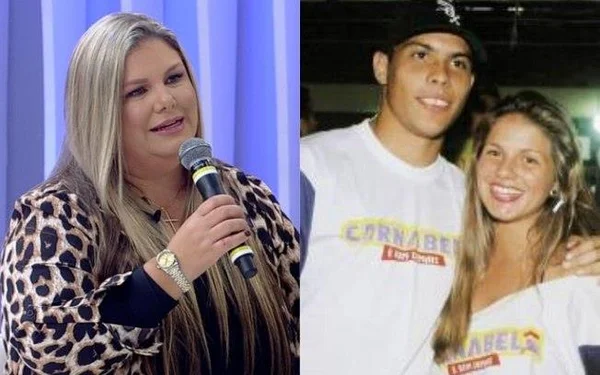 Vivi Brunieri, ex-Ronaldinha, com Ronaldo Fenômeno