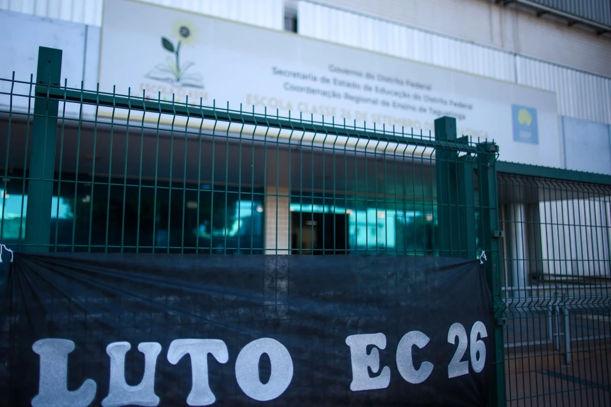 Escola Classe 26 de Setembro funciona atualmente em prédio alugado na QNL Escola Classe 26 de Setembro funciona atualmente em prédio alugado na QNL