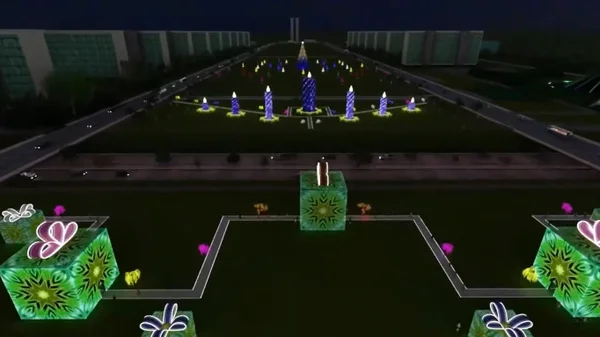 Projeto Brasília Iluminada decoração de Natal