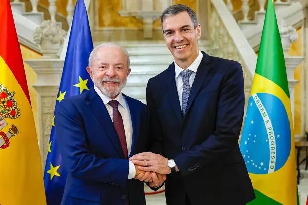 Presidente Lula e o presidente de governo da Espanha, Pedro Sanchéz