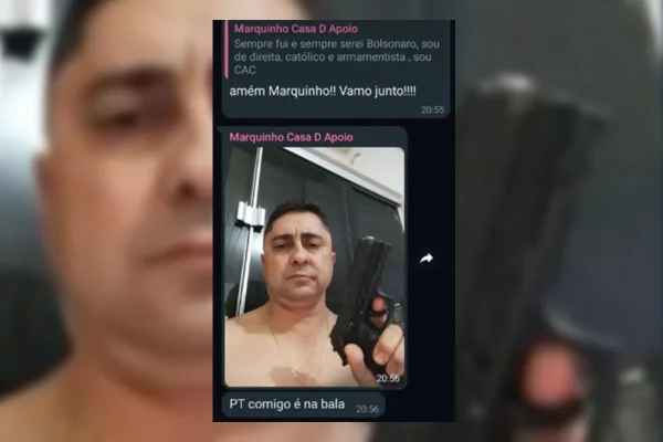 Vereador de Goiás posta foto com arma: “PT comigo é na bala”