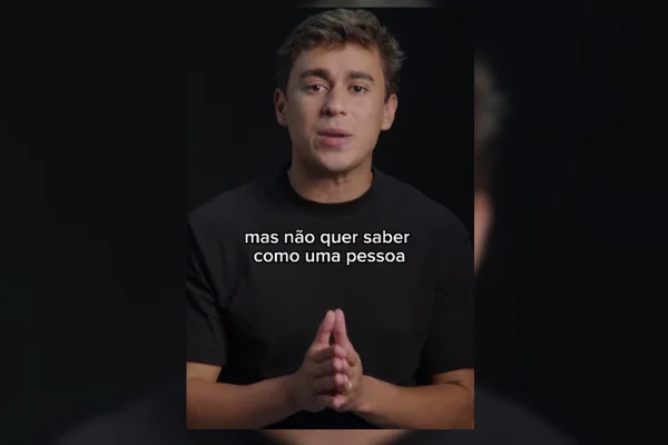 Imagem colorida do deputado Federal Nikolas Ferreira