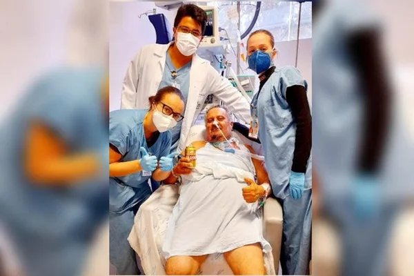 Ele estava internado