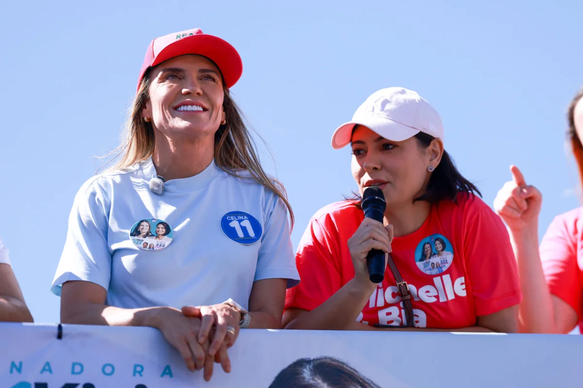 Celina Leão e Michelle Bolsonaro Celina Leão e Michelle Bolsonaro