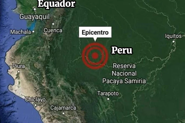 Epicentro do terremoto