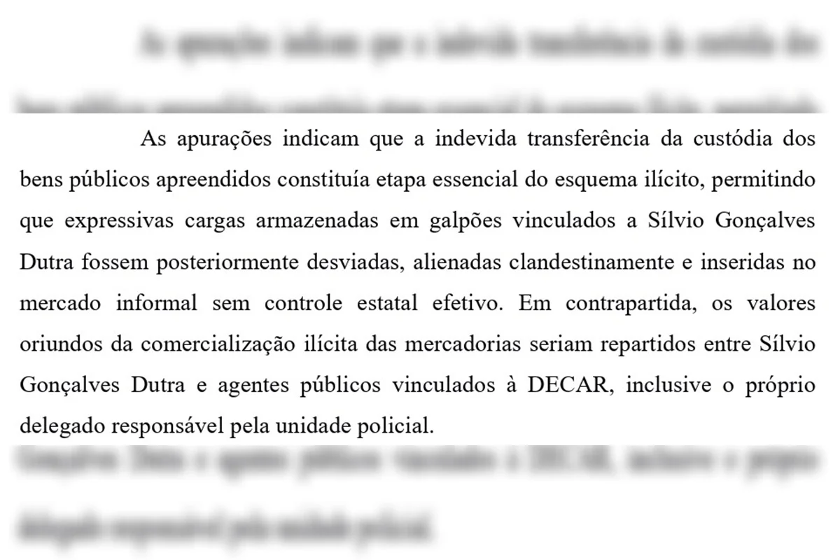Apuração sobre a transferência Apuração sobre a transferência