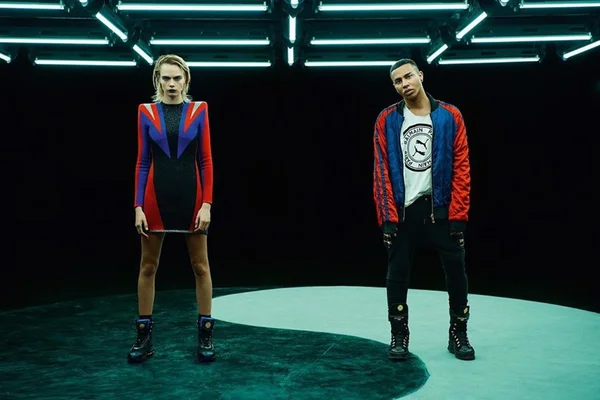 Puma, Balmain e Cara Delevingne se unem para a collab do momento