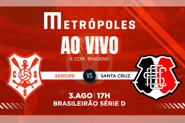 Série D: assista ao vivo e com imagens Sergipe-SE e Santa Cruz-PE