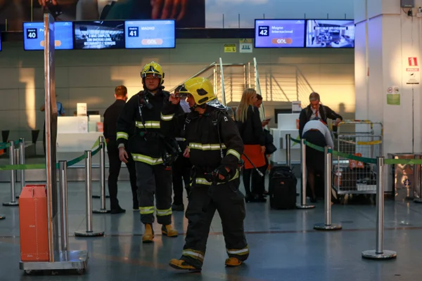 Sete pessoas são socorridas após vazamento de gás no Aeroporto de Brasília