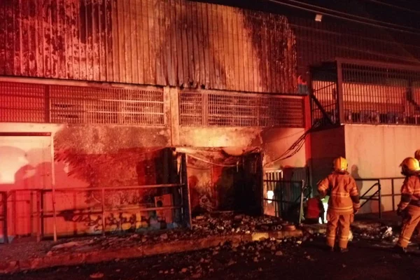Incêndio no restaurante potiguar em Samambaia