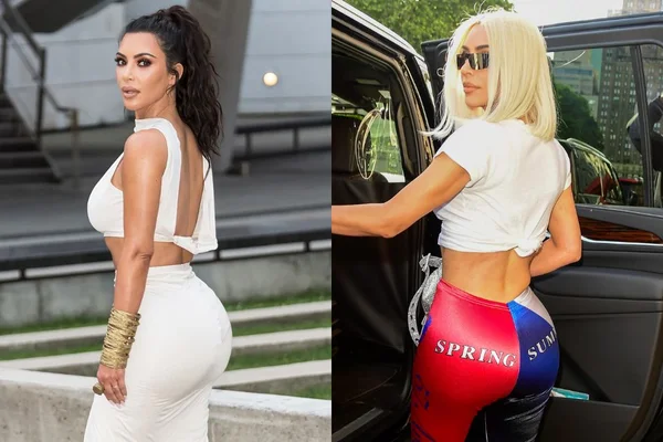 Reduziu bumbum? Kim Kardashian aquece rumor em foto com calça justinha