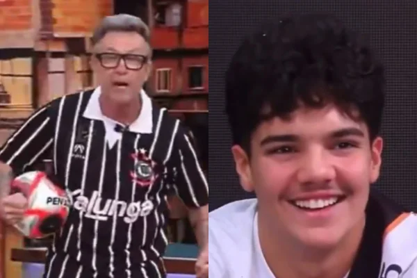 Craque Neto fala sobre parte íntima do filho ao vivo e o constrange