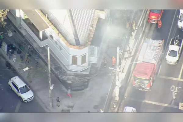 Incêndio em restaurante de bairro nobre em BH deixa um ferido
