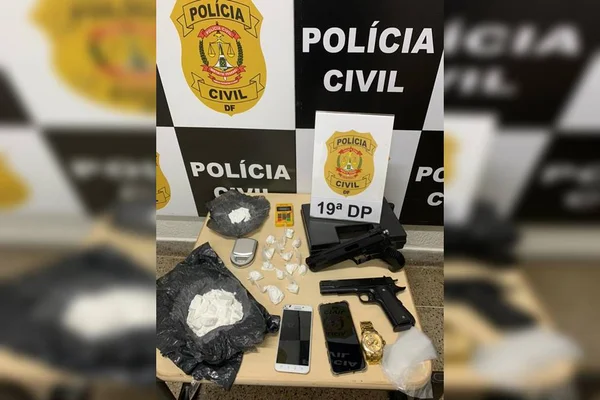 PCDF prende dupla por tráfico e associação criminosa no Sol Nascente