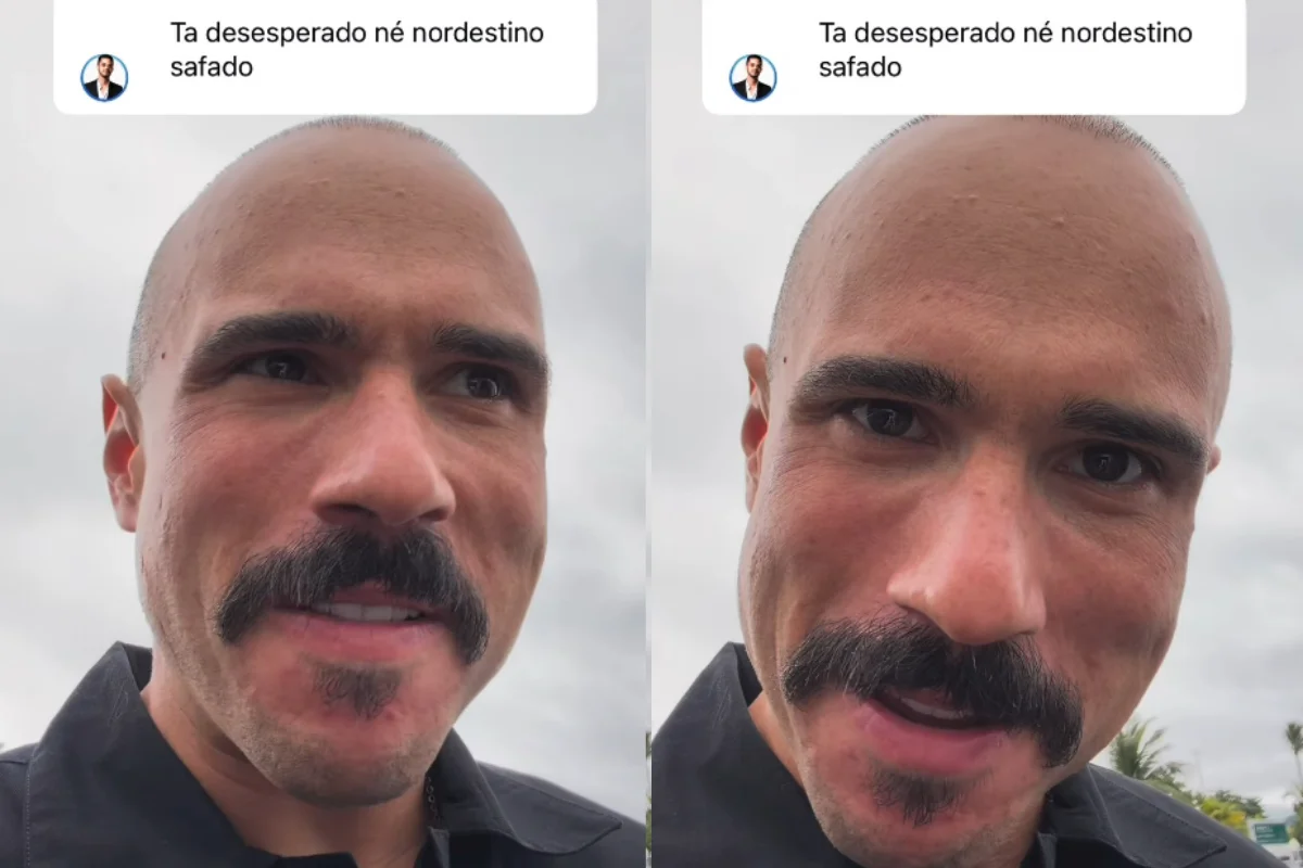 Ed Gama ironiza após ser chamado de “nordestino safado”