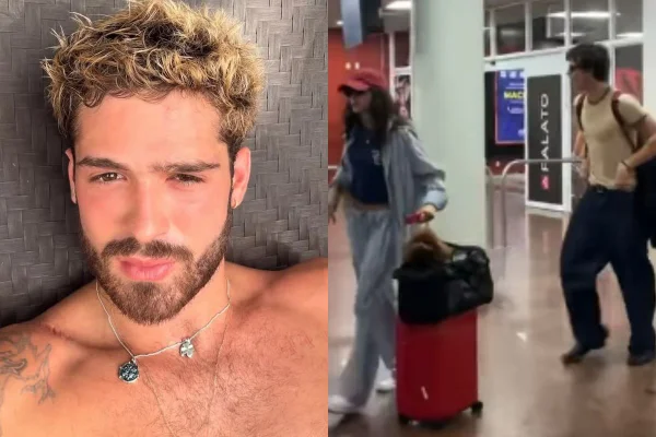 Montagem colorida de João Guilherme, Bruna Marquezine e Shawn Mendes - Metrópoles