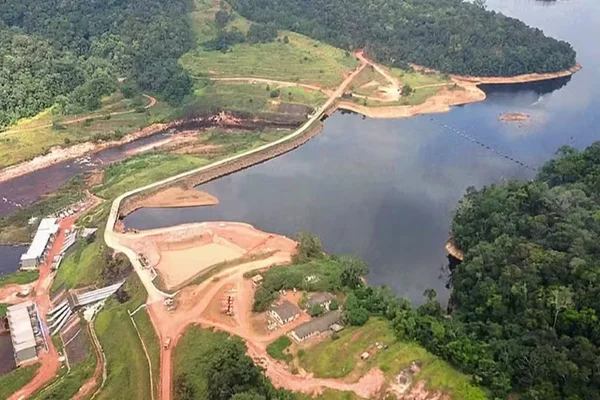 Imagem colorida de reserva de urânio no Amazonas - Metrópoles