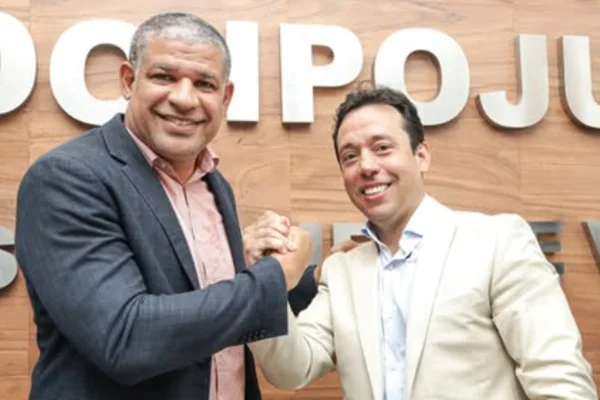Vereadores de Ipojuca Flávio do Cartório (PSD) e Professor Eduardo (PSD)