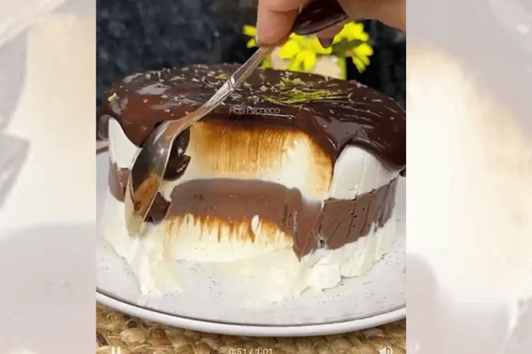 Mousse de limão com chocolate