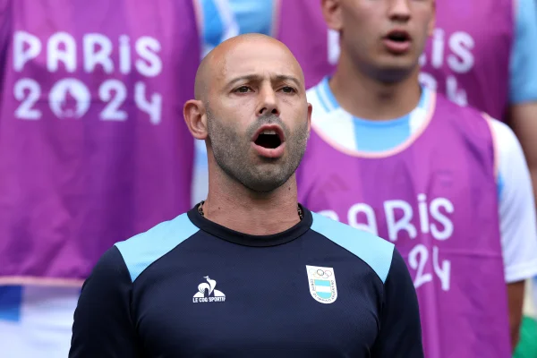 Foto colorida de Mascherano, ex-treinador da Argentina - Metrópoles