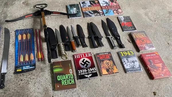 Apreensão de material nazista