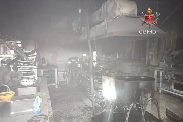 Incêndio Restaurante