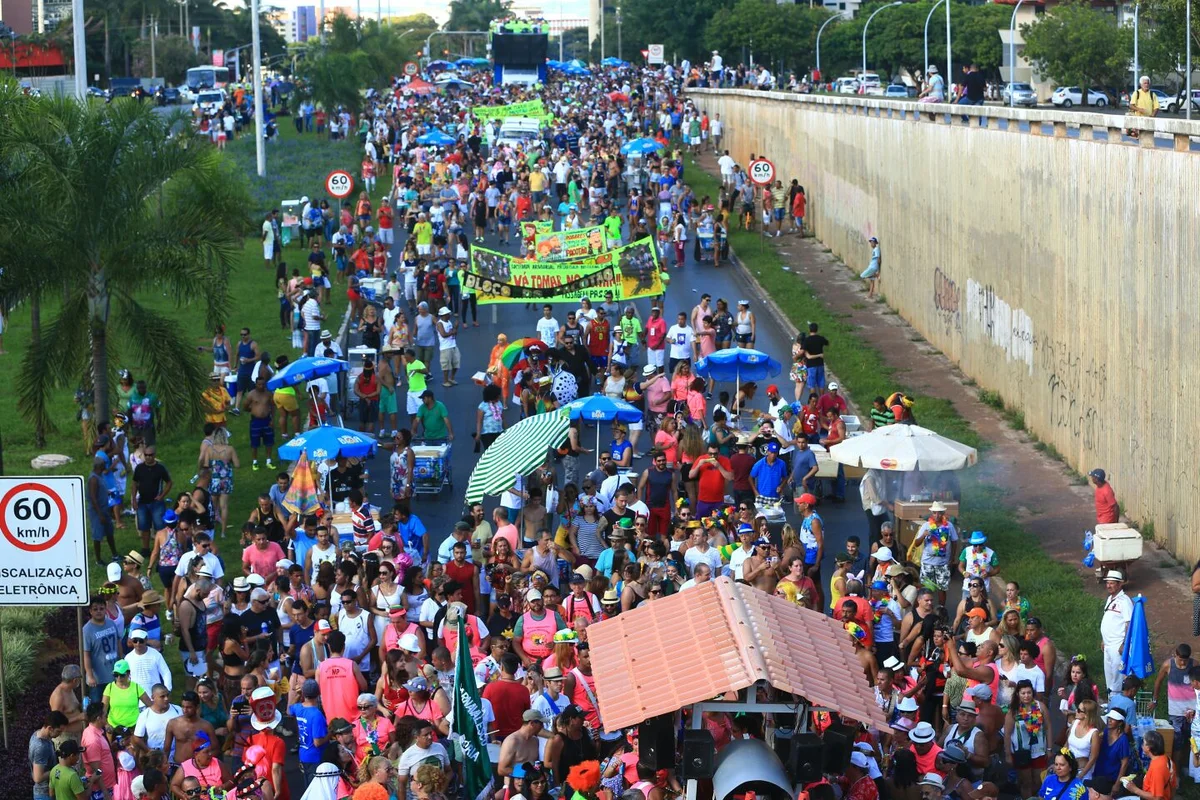 Foliões tomam as ruas de Brasília no segundo dia de carnaval - imagem 25 Foliões tomam as ruas de Brasília no segundo dia de carnaval - imagem 25