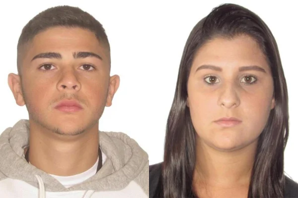 Foto colorida de casal suspeito de planejar assassinato de empresário em Campinas. Vítima foi morta pela filha e pelo namorado - Metrópoles