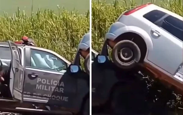 imagem colorida acidente deixa casal morto e quatro pms feridos goias