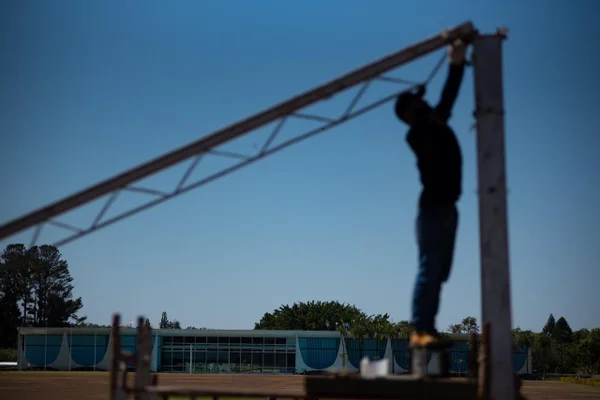 Preparativos para o 7 de Setembro no Palácio da Alvorada
