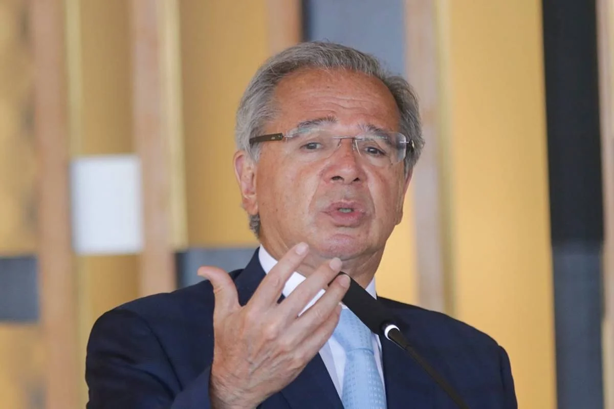 Paulo Guedes no Fórum Brasil-OCDE, no Palácio do Itamaraty Paulo Guedes no Fórum Brasil-OCDE, no Palácio do Itamaraty