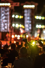 Convidados animados com o show de J.Lo