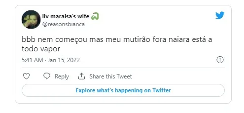 BBB22: Naiara Azevedo é detonada por vídeo zoando deficiência de Lula - imagem 5 BBB22: Naiara Azevedo é detonada por vídeo zoando deficiência de Lula - imagem 5