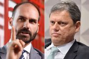 Eduardo Bolsonaro e Tarcísio de Freitas