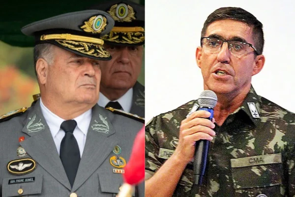 Os generais Freire Gomes e Estevam Theophilo