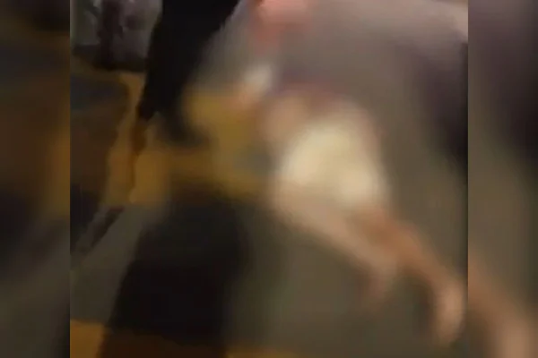 Imagem colorida mostra PM morto atropelado em shopping de São Paulo - Metrópoles