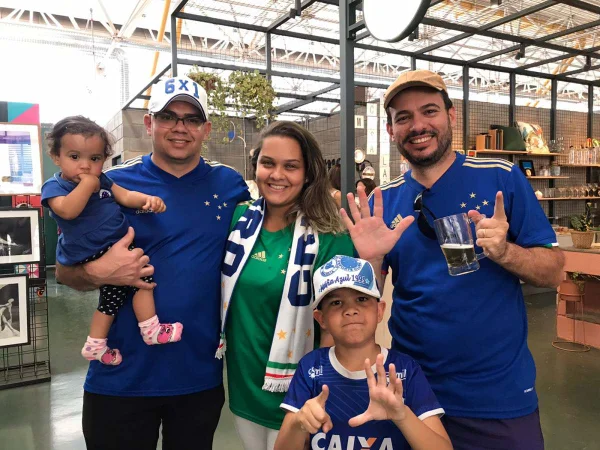 Famílias se reúnem no Mané para celebrar o Dia dos Pais e o Cruzeiro
