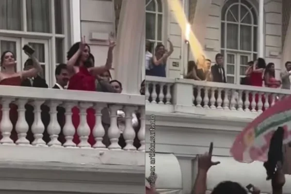 Imagem colorida, Hóspedes do Copacabana Palace fazem "22" e debocham de ato pró-Lula no Rio - Metrópoles
