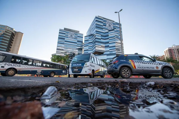 Sede da PF tem policiamento reforçado antes do depoimento de Bolsonaro