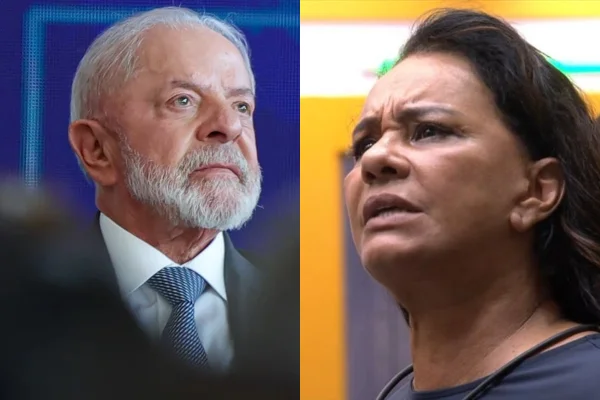 Lula e Solange Couto, montagem