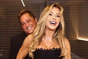 Poliana Rocha e o marido, Leonardo