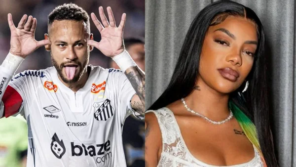 Montagem de fotos colorida de Neymar e Ludmilla, presidentes de clubes da Kings League - Metrópoles