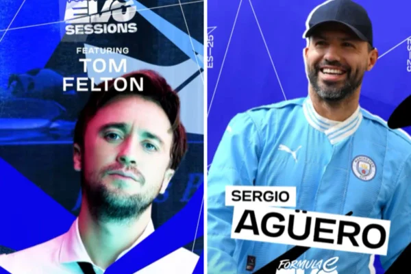 imagem colorida de ator de Harry Potter e Sergio Aguero - Metrópoles