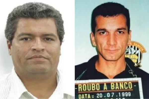 Imagem colorida mostra Alejandro Camacho e Marcola, alvos de operação contra o PCC. Metrópoles