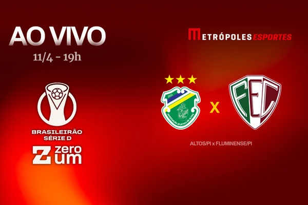 Série D ZeroUm: confira como foi Altos-PI x Fluminense-PI