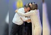 Bolsonaro com Michelle e Laura