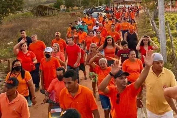 Caminhada no município de Pedro Velho RN