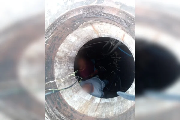 dupla é presa furtando cabos de energia